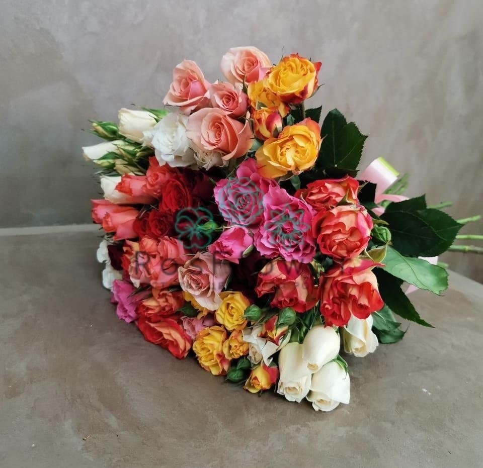 Букет цветов из: Розы в Топках