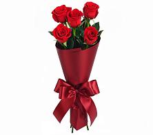 Букет 5 Красных роз Эдлесс Лав в Топках
