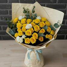 Букет цветов из:  Розы в Топках