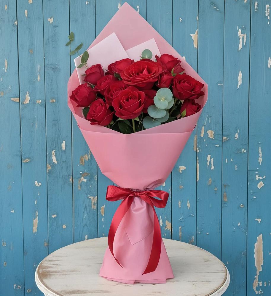 Букет цветов из: Розы в Топках