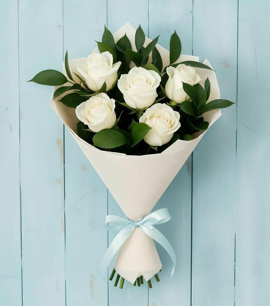 Букет цветов из: Розы в Топках