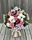 Букет цветов из: Альстромерии, Гвоздики, Розы и Хризантемы в Топках