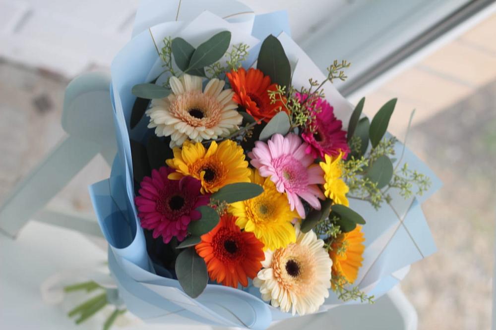 Букет цветов из: Герберы в Топках