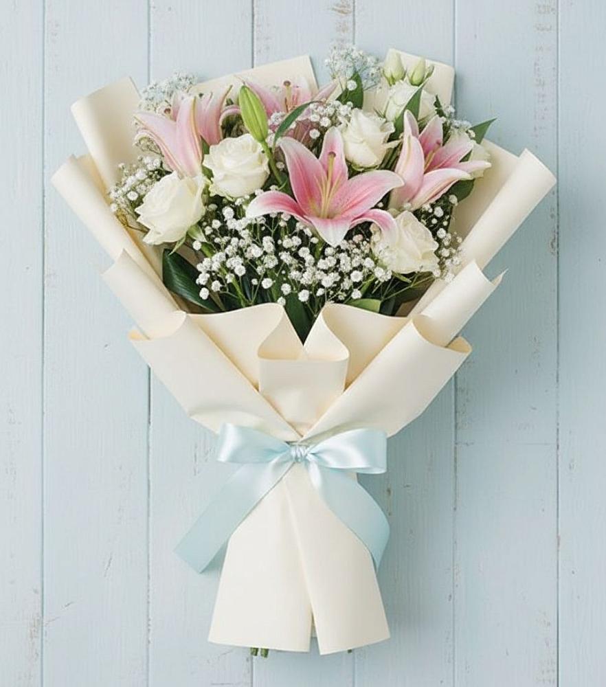 Букет цветов из: Лилии в Топках