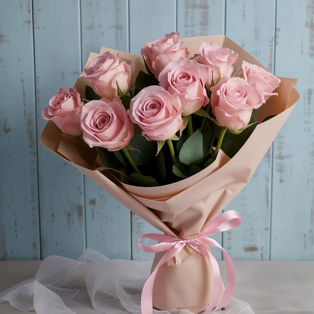 Букет цветов из: Розы в Топках