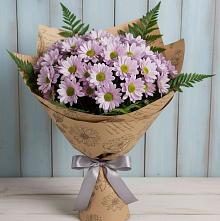 Букет цветов из:  Хризантемы в Топках