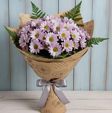 Букет цветов из:  Хризантемы в Топках