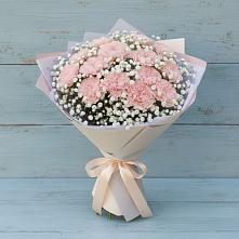 Букет цветов из:  Гвоздики в Топках