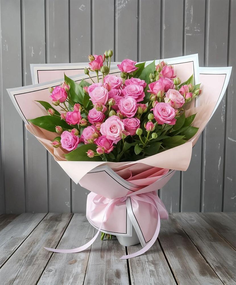 Букет Розовый кустик в Топках