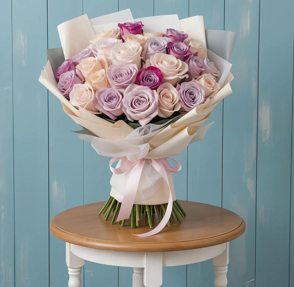 Букет цветов из: Розы в Топках