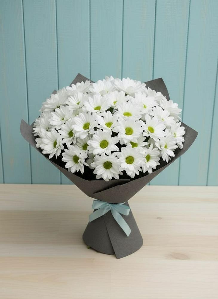 Букет цветов из: Хризантемы в Топках