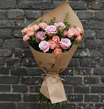 Букет цветов из:  Розы в Топках