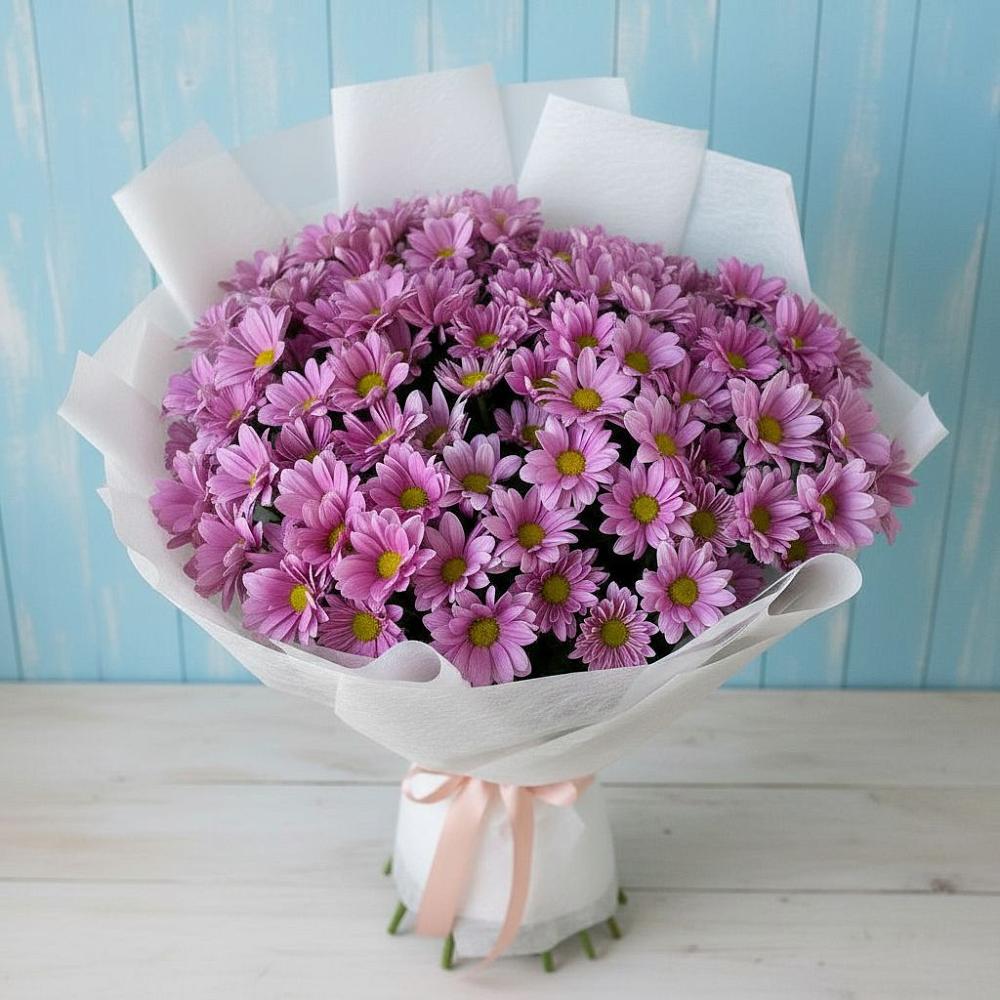 Букет цветов из: Хризантемы в Топках