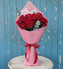 Букет цветов из:  Розы в Топках