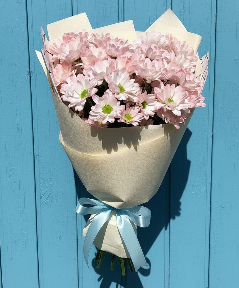 Букет цветов из: Хризантемы в Топках