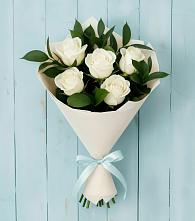 Букет цветов из:  Розы в Топках