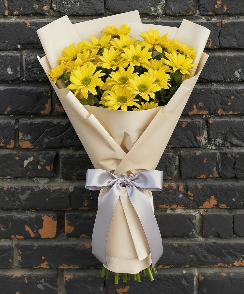 Букет цветов из: Хризантемы в Топках