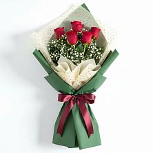 Букет цветов из:  Розы в Топках