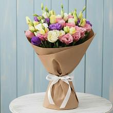 Букет цветов из:  Лизиантусы в Топках
