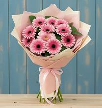 Букет цветов из:  Герберы #REPLACE_PRED# Топках