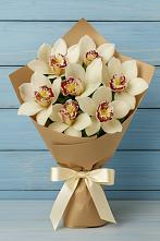 Букет цветов из:  Орхидеи и Розы в Топках